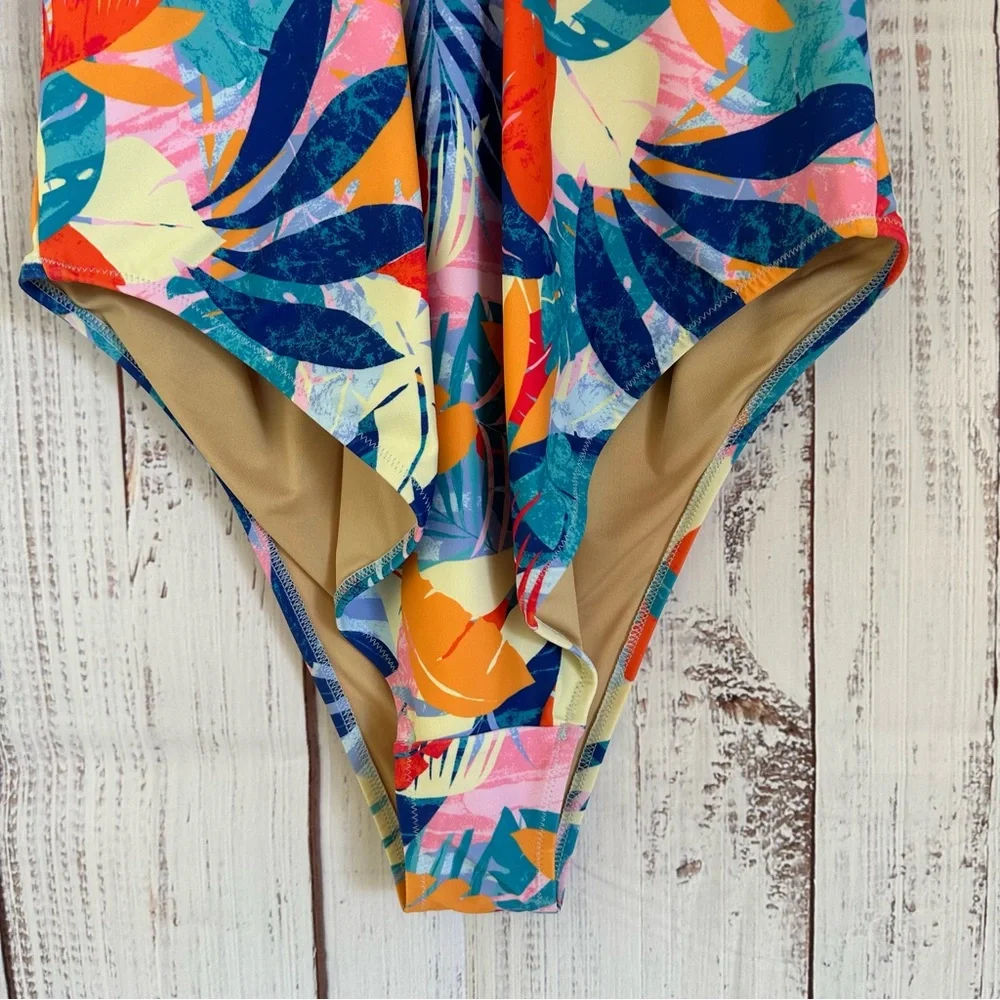 Old Navy Tropical Matching Printed One-Piece Swimsuit for Women